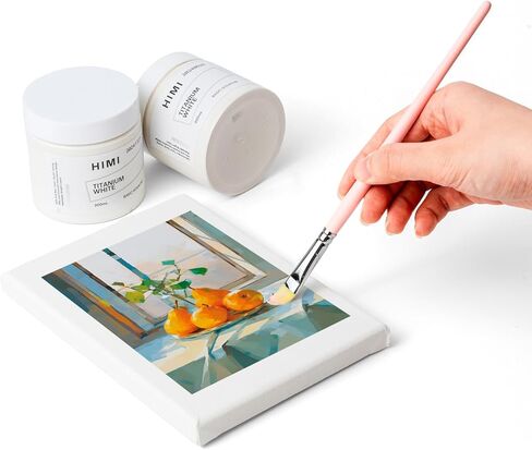 HIMI Gouache Refill Paints,White Color(300 ml Bottles), Non Toxic Paint for Canvas and Paper, Art Supplies for Professionals, Students(White) in Saudi Arabia
