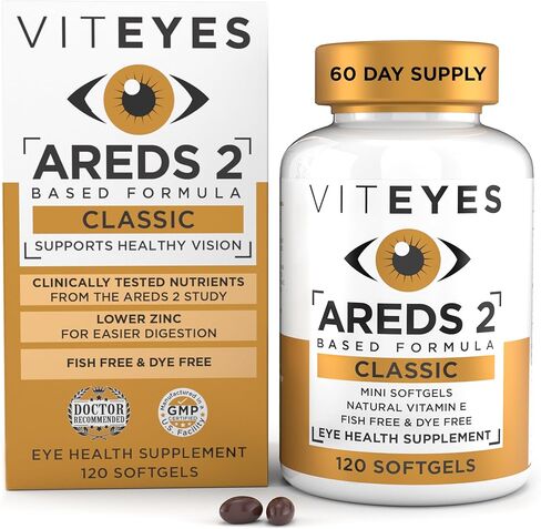 VITEYES® AREDS 2 Softgels, 120 Count - Single Daily Dose Eye Vitamin in Kuwait