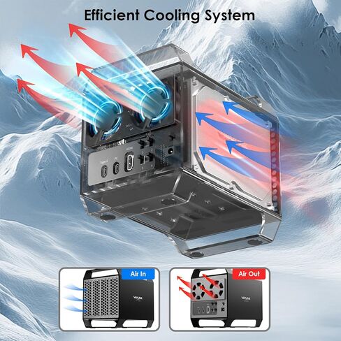 Wavlink Dual Bay Druct Offctive Station ، USB 3.0 إلى SATA I/II/III لمدة 2.5 أو 3.5 بوصة ، SSD ، الدعم الاستنساخ في وضع عدم الاتصال والنسخ الاحتياطي ، UASP 6GBPS [2x16TB دعم] in Kuwait