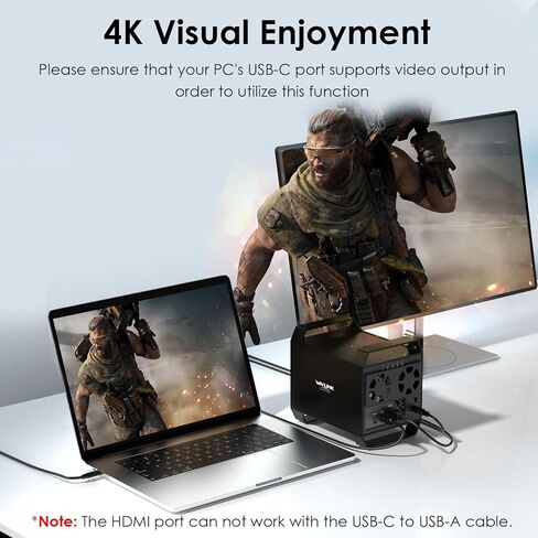 Wavlink Dual Bay Druct Offctive Station ، USB 3.0 إلى SATA I/II/III لمدة 2.5 أو 3.5 بوصة ، SSD ، الدعم الاستنساخ في وضع عدم الاتصال والنسخ الاحتياطي ، UASP 6GBPS [2x16TB دعم] in Kuwait