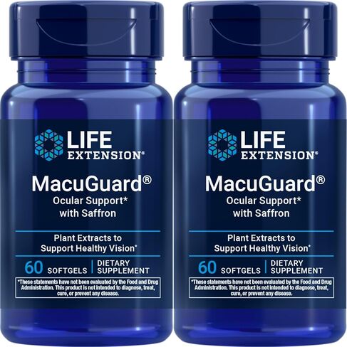 Life Extension Macuguard Ocular Support, 60 Count (Pack of 2) in Saudi Arabia