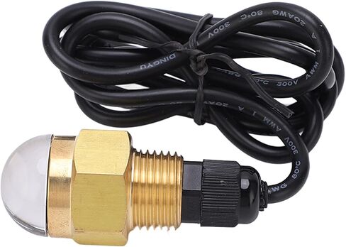 12V 12W Boat LED Underwater Light, Brass NPT1/2 Marine Drain Plug Light, High Brightness with IP68 Rating, Ideal for Yachts and Boats in Saudi Arabia