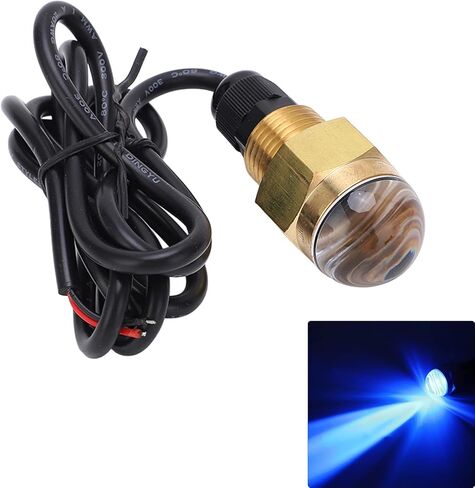12V 12W Boat LED Underwater Light, Brass NPT1/2 Marine Drain Plug Light, High Brightness with IP68 Rating, Ideal for Yachts and Boats in Saudi Arabia