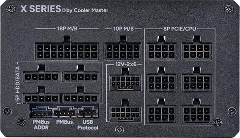 Cooler Master X Silent MAX Platinum 1300 Fully Modular Power Supply – 80+ Platinum Certified PSU, ATX 3.1 & PCIe 5.1 Ready, Low Noise, Infineon CoolMOS, 15-Year Warranty, Black in Saudi Arabia