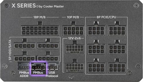 Cooler Master X Silent MAX Platinum 1300 Fully Modular Power Supply – 80+ Platinum Certified PSU, ATX 3.1 & PCIe 5.1 Ready, Low Noise, Infineon CoolMOS, 15-Year Warranty, Black in Saudi Arabia