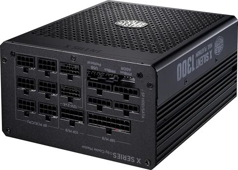 Cooler Master X Silent MAX Platinum 1300 Fully Modular Power Supply – 80+ Platinum Certified PSU, ATX 3.1 & PCIe 5.1 Ready, Low Noise, Infineon CoolMOS, 15-Year Warranty, Black in Saudi Arabia