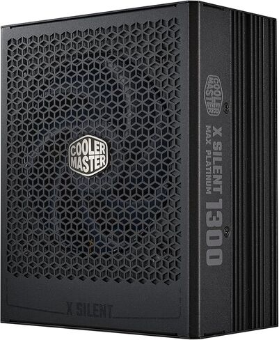 Cooler Master X Silent MAX Platinum 1300 Fully Modular Power Supply – 80+ Platinum Certified PSU, ATX 3.1 & PCIe 5.1 Ready, Low Noise, Infineon CoolMOS, 15-Year Warranty, Black in Saudi Arabia