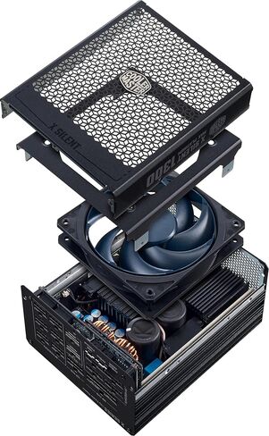Cooler Master X Silent MAX Platinum 1300 Fully Modular Power Supply – 80+ Platinum Certified PSU, ATX 3.1 & PCIe 5.1 Ready, Low Noise, Infineon CoolMOS, 15-Year Warranty, Black in Saudi Arabia