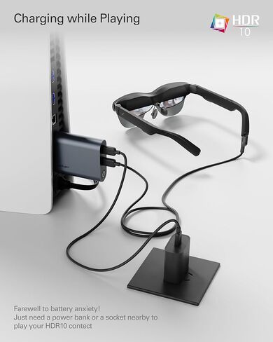نظارات RayNeo Air 4 Pro AR وحزمة HDMI 2.0، تدعم HDR10 in Kuwait