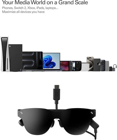 نظارات RayNeo Air 4 Pro AR وحزمة HDMI 2.0، تدعم HDR10 in Kuwait