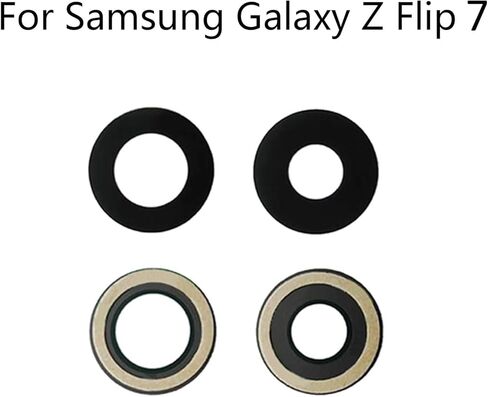 Camera Glass Cover Rear Lens Replacement Parts+ Adhesive for Samsung Galaxy Z Flip 7 2025 in Saudi Arabia