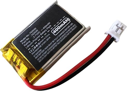 Nzzz 400 مللي أمبير 3.7 فولت 702030 بطارية ليبو مع سلكين JST PH2.0mm موصل 702030 بطارية قابلة للشحن مقاومة درجات الحرارة العالية لمكبرات الصوت حافظة شحن مشغلات MP3/4/5 وجهاز لاسلكي in Kuwait