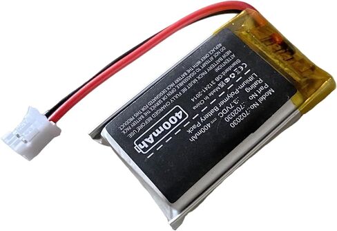 Nzzz 400 مللي أمبير 3.7 فولت 702030 بطارية ليبو مع سلكين JST PH2.0mm موصل 702030 بطارية قابلة للشحن مقاومة درجات الحرارة العالية لمكبرات الصوت حافظة شحن مشغلات MP3/4/5 وجهاز لاسلكي in Kuwait