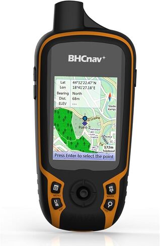 جهاز ملاحة GPS محمول NAVA F30، شاشة عرض خرائط ملونة، معدات مسح دقة الأرض للتنزه في الهواء الطلق والصيد والمغامرات والسفر in Kuwait