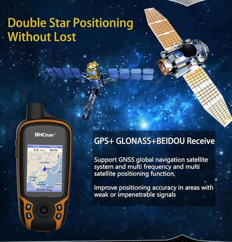جهاز ملاحة GPS محمول NAVA F30، شاشة عرض خرائط ملونة، معدات مسح دقة الأرض للتنزه في الهواء الطلق والصيد والمغامرات والسفر in Kuwait
