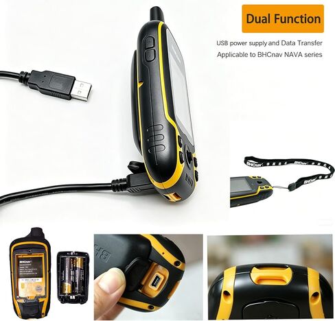 جهاز ملاحة GPS محمول NAVA F30، شاشة عرض خرائط ملونة، معدات مسح دقة الأرض للتنزه في الهواء الطلق والصيد والمغامرات والسفر in Kuwait
