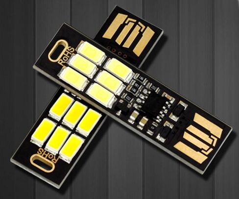 جاكوبس بارتس 5 قطع 6 مصابيح LED USB محمولة على شكل سلسلة مفاتيح مع خاصية التعتيم باللمس 1 وات (أبيض دافئ 3000 ك) in Saudi Arabia