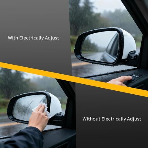 Passenger Right Side Mirror Assembly Compatible with Corolla 2014 2015 2016 2017 2018 with Heated Turn Signal Light Power Glass White (7Pins) in Saudi Arabia