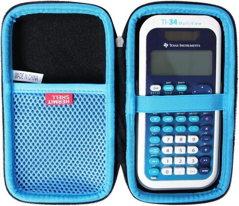 حقيبة سفر صلبة من Hermitshell متوافقة مع الآلة الحاسبة العلمية Texas Instruments TI-34 MultiView (الحقيبة فقط) in Saudi Arabia