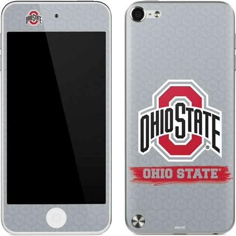 Skinit Decal MP3 Player Skin Compatible with iPod Touch (5th Gen&2012) - Officially Licensed Ohio State University Ohio State Distressed Logo Design in Saudi Arabia