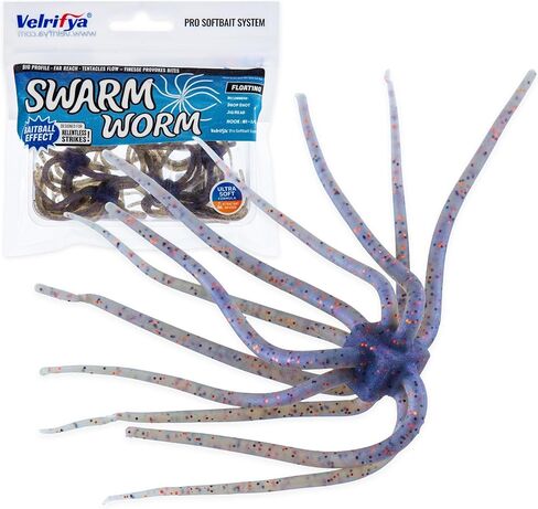 Tentacle Dice Bait – Japanese Style Finesse Dice Fishing Lure Floating Worm Soft Plastic Baits for Bass Fishing, Drop Shot, Jig Head, Wacky Rig in Saudi Arabia
