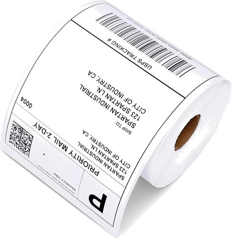 مواد لاصقة Aegis - بديل لـ DYMO 1744907 (8 بكرات، 1760 ملصق) ملصقات شحن حرارية مباشرة مقاس 4 بوصات × 6 بوصات - متوافقة مع طابعة LabelWriter 4XL (وليس 5XL) in Saudi Arabia