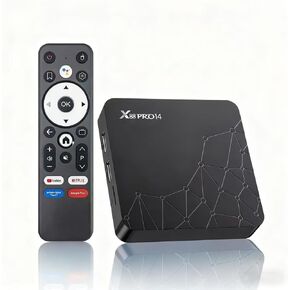 Android TV Box 14.0، Android Box RK3518mini 2GB RAM 16GB ROM دعم Dual-WiFi 2.4G/5.8G WiFi6 BT5.0 USB3.0 Ethernet 10/100M LAN 8K 3D HDR10 HD Video Android Box in Kuwait