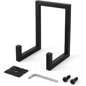 Tabletop Vinyl Record Holder, Black Metal Vinyl Record Storage Stand, Lp Storage Organizer in Saudi Arabia