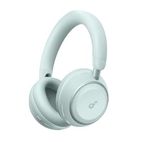 Soundcore Space 2 من Anker، سماعات رأس بخاصية إلغاء الضوضاء النشطة، ملاءمة مريحة، وقت تشغيل 50 ساعة، صوت لاسلكي LDAC عالي الدقة، اتصال مزدوج، مكالمات واضحة، بلوتوث 6.1، وضع القيلولة، اكتشاف الارتداء in Kuwait