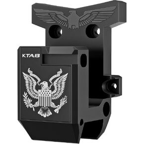 حامل حائط KTAB AR 15 لبندقية .223/5.56، حامل حائط AR عالي التحمل مع حامل مجلة، حامل حائط مسدس لتخزين وعرض البندقية أفقيًا أو رأسيًا، يحمل 350 رطلاً in Kuwait