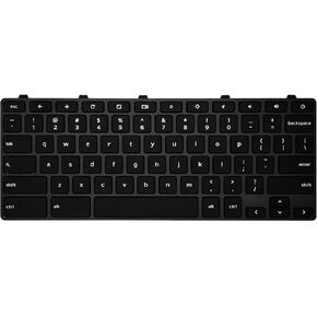 00D2DT، 0G6FD2 لوحة مفاتيح أمريكية بديلة لأجهزة الكمبيوتر المحمول Dell Chromebook 11 3100، 3110، 3120، أسود، مع مفتاح الطاقة in Kuwait