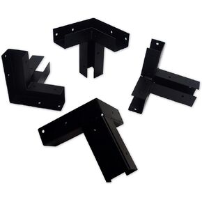 Copper Ridge Outdoors Platform Brackets - (Set of 4) - Elevated Platform Mounts, Powder Coated 11 Gauge Heavy Duty Steel, 4x4 Channels, Elevated Platform for Hunting Blind, Deer Stand Bracket 4x4 in Saudi Arabia