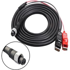 16.4 Feet Electric Fishing Reel Battery Power Cable is Compatible with Shimano, Daiwa Tanacom 1000, BeastMaster, Seaborg 500MJ, and ForceMaster. (5M/16.4FT) in Saudi Arabia