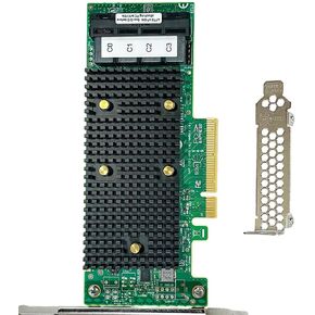 SAS HBA Card Compatible with LSI 9400-16i IT Mode PCIe SATA Expansion Card, 16-Port 12Gbps PCIe 3.1, SAS Expander Support, SATA HBA Controller with 4X SFF-8643 Internal for ZFS TrueNAS unRAID NAS in Saudi Arabia