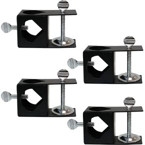 Sunnydaze Deck Clamp - Outdoor Torch Mount Holder - Set of 4 in Saudi Arabia