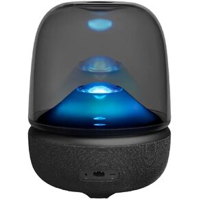Harman Kardon Aura Studio 5 - مكبر صوت منزلي يعمل بالبلوتوث - مجال صوت ثابت مع مكبر صوت ثلاثي الاتجاهات وإضاءة 360 درجة - بث الموسيقى واتصال Auracast متعدد السماعات in Kuwait