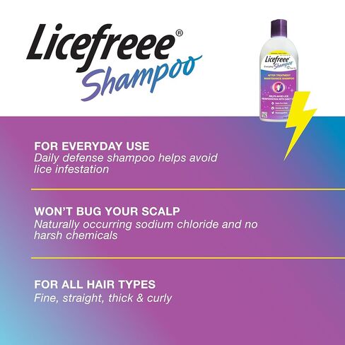 Licefreee Everyday Shampoo, Daily Maintenance Lice Shampoo, 8 Fluid Ounces in Kuwait