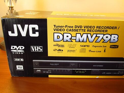 JVC DRMV79B Tunerless 1080p Upconverting DVD Recorder VCR Combo (Renewed) in Saudi Arabia