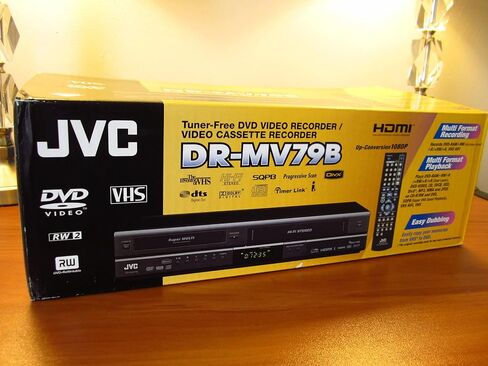 JVC DRMV79B Tunerless 1080p Upconverting DVD Recorder VCR Combo (Renewed) in Saudi Arabia