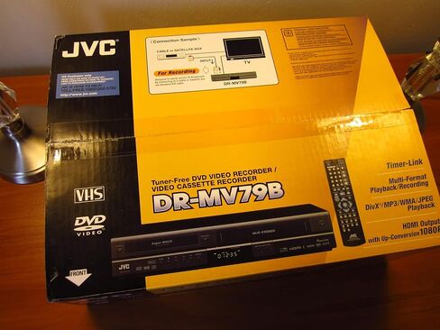 JVC DRMV79B Tunerless 1080p Upconverting DVD Recorder VCR Combo (Renewed) in Saudi Arabia