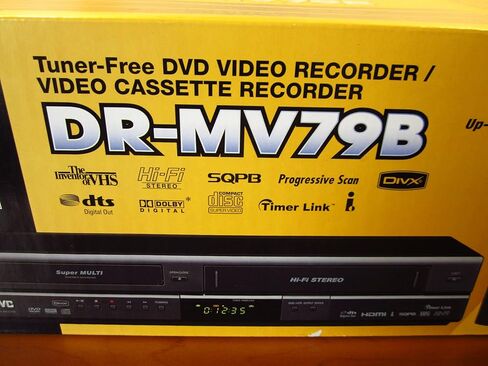 JVC DRMV79B Tunerless 1080p Upconverting DVD Recorder VCR Combo (Renewed) in Saudi Arabia