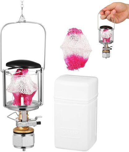 VOSAREA Camping Gas Powered Lantern Mapp Gas Fuel Lamp Portable Outdoor Tent Light Emergency Illumination Tool for Hiking and Camping in Saudi Arabia