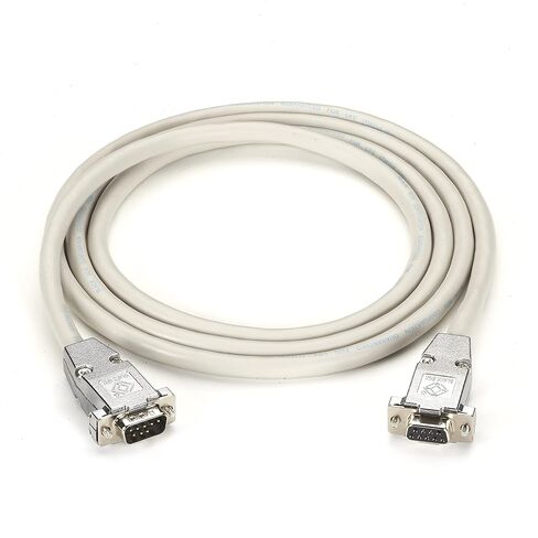 Black Box Null Modem Cable - DB-9 Female Serial - DB-9 Female Serial - 6ft - Gray in Saudi Arabia