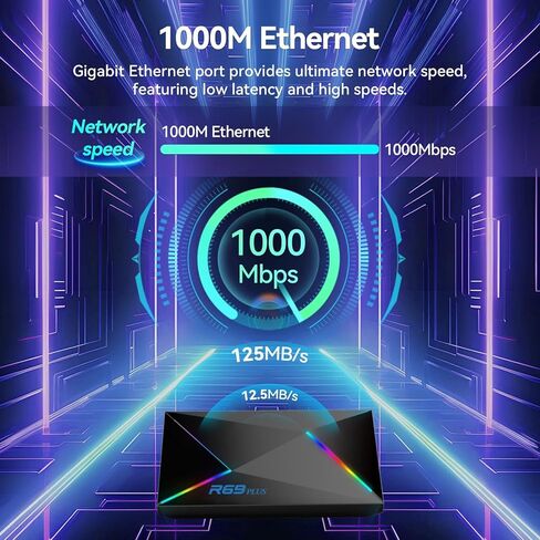 Android 14 TV Box 2026 Android Box 4GB RAM 64GB ROM للتلفزيون الذكي 1000M Ethernet R69 Plus 8K TV Box 4K HDR10+ H728 Octa-core WIFI6 2.4G 5.8G Dual WiFi BT5.0 USB 3.0 مع لوحة مفاتيح لاسلكية صغيرة in Kuwait