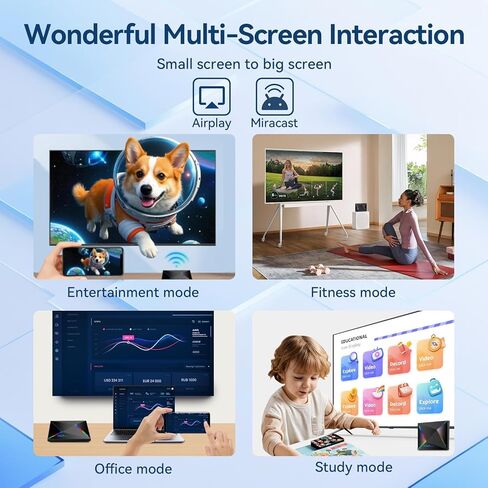 Android 14 TV Box 2026 Android Box 4GB RAM 64GB ROM للتلفزيون الذكي 1000M Ethernet R69 Plus 8K TV Box 4K HDR10+ H728 Octa-core WIFI6 2.4G 5.8G Dual WiFi BT5.0 USB 3.0 مع لوحة مفاتيح لاسلكية صغيرة in Kuwait