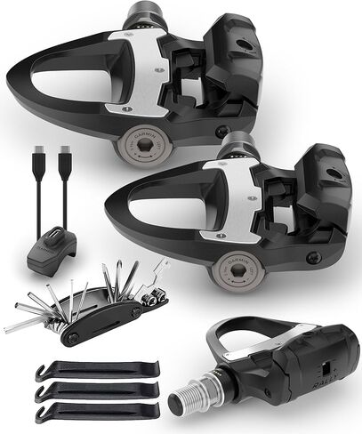 حزمة عداد الطاقة Garmin Rally RS110 أحادية الاستشعار - قابلة لإعادة الشحن، سهلة النقل، مربط Shimano SPD-SL متوافق مع أداة الدراجة PlayBetter in Saudi Arabia