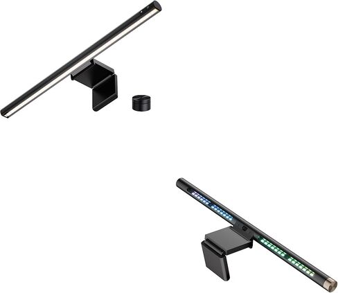 شريط إضاءة شاشة LYMAX وشريط إضاءة شاشة RGB، مصباح كمبيوتر USB للعناية بالعين، شريط إضاءة شاشة خافت، مناسب لجميع الشاشات مع وحدة تحكم لاسلكية، إضاءة خلفية، لا وهج الشاشة للمكتب المنزلي in Kuwait