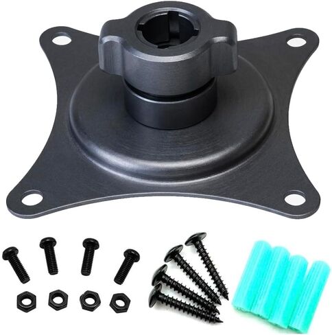 Universal 17mm Ball or Socket Head to VESA 75x75mm LCD Monitor Mounting Adapter Bracket Plate with M4 Screw Set for LCD Arm Mount & Drill Screw for Wall Mounting (17mm Ball Tablet/Smartphone Holder) in Saudi Arabia