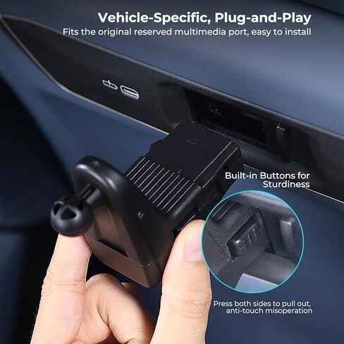 Car Tablet Mount for BMW X5 X6 X3 iX 5-Series 7-Series G05 G06 G45 G60 Accessories, 360° Rotation, Fit Up to 15-inch Car Headrest Tablet Holder for Back Seat Travel Road Trip Essentials in Saudi Arabia
