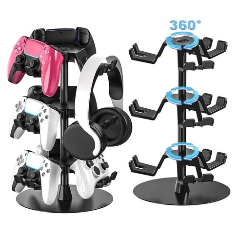 Controller&Headset Holder Gaming Rotatable Gamepad Stand Compatible with PS4/PS5/Xbox/Switch 2 Aluminum Alloy (3 Tiers) in Saudi Arabia